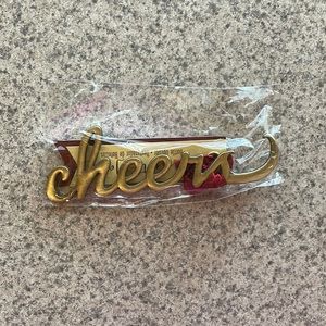 “Cheers” metal bottle opener